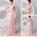 Нежно-розовое вечернее платье